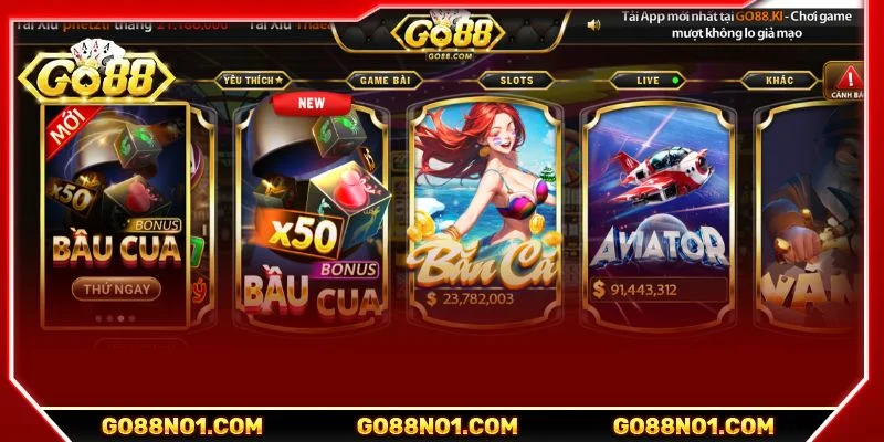 Bắn cá GO88 đem đến nhiều khuyến mãi hấp dẫn cho người chơi
