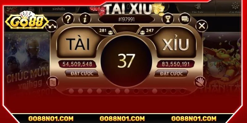 Các bước tham gia bàn cược Tài xỉu tại GO88 rất dễ thực hiện