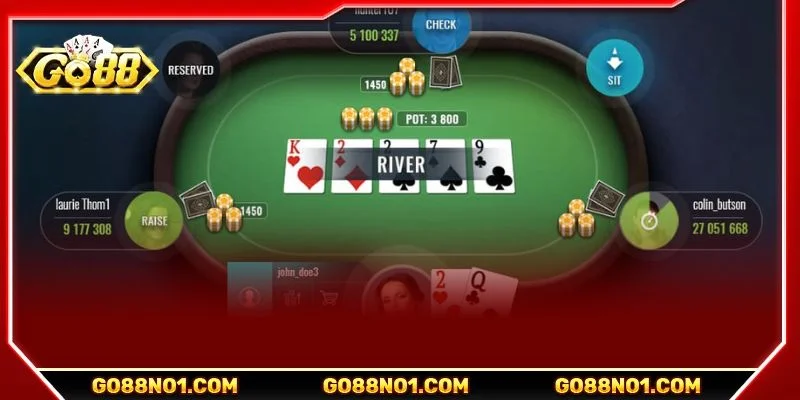 Các vòng cược trong game Poker rất thú vị, khó đoán biết