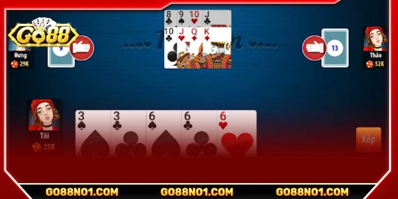 Nghệ thuật đánh game bài Sâm Lốc chơi trên cơ đối thủ tại GO88