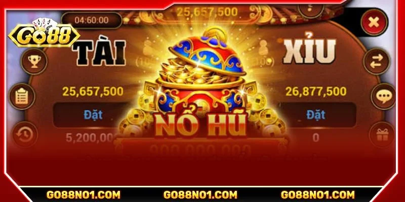 Nổ hũ Tài xỉu là game chơi ăn khách hàng đầu tại GO88