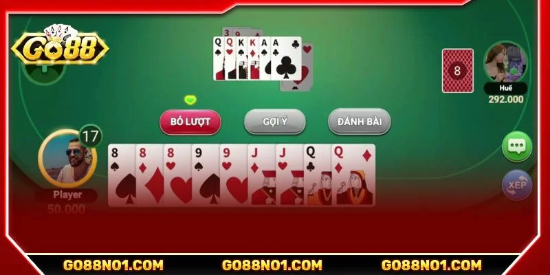 Tiến lên miền Nam là tựa game bài GO88 hấp dẫn với những màn đấu trí kịch tính