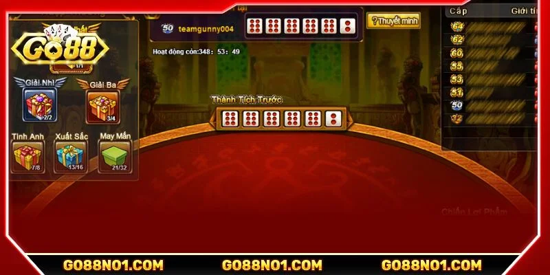 Tỷ lệ trả thưởng Xí Ngầu tại GO88 có thể lên đến 30 lần tiền cược