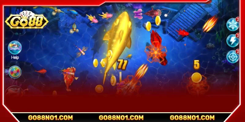 Bắn cá 777 là tựa game ăn khách hàng đầu tại sảnh chơi GO88