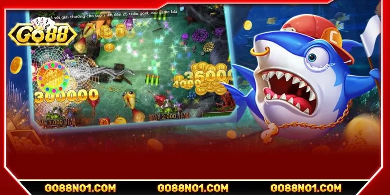 Bàn chơi săn cá Kim cương GO88 có cơ chế chơi rất đơn giản