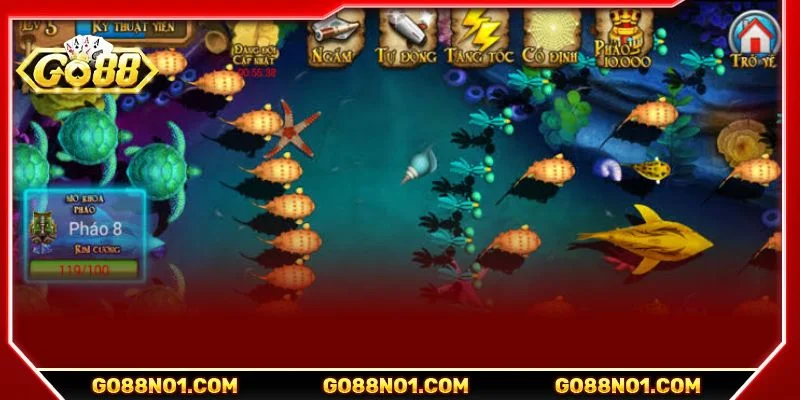 Săn cá và nhận thưởng nhanh chóng tại cổng game GO88